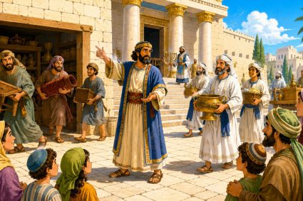 🧒📚 Histoires bibliques pour s’émerveiller | 16.06.2026 | 🏰 Néhémie | 🔍 Chap.13 – Un dirigeant n’abandonne pas