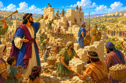 🧒📚 Histoires bibliques pour s’émerveiller | 07.06.2026 | 🏰 Néhémie | 🛡️ Chap.4 – Du courage malgré l’opposition