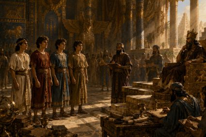 👑 DE BABYLONE AU ROYAUME ÉTERNEL | Chapitre 1 – 👑 Minisérie 1 : 🌍 De Jérusalem à Babylone | 👑 Poème 5 – Le choix des jeunes hommes