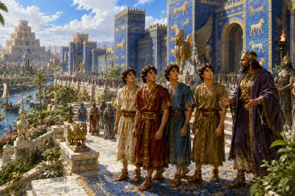 👑 DE BABYLONE AU ROYAUME ÉTERNEL | Chapitre 1 – 👑 Minisérie 1 : 🌍 De Jérusalem à Babylone | 🏰 Poème 6 – L’arrivée au palais