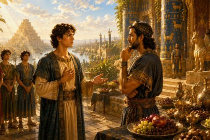 👑 DE BABYLONE AU ROYAUME ÉTERNEL | Chapitre 1 – 🍇 Minisérie 2 : 🙏 L’épreuve de la fidélité | 👤 Poème 4 – L’intendant hésite