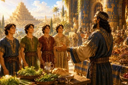 👑 DE BABYLONE AU ROYAUME ÉTERNEL | Chapitre 1 – 🍇 Minisérie 2 : 🙏 L’épreuve de la fidélité | ✨ Poème 6 – La bénédiction visible de Dieu