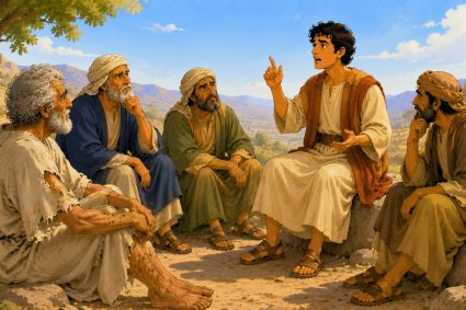 🧒📚 Histoires bibliques pour s’émerveiller | 28.07.2026 | 🌿 Job | 🗣️ Chap.32 – Élihu commence à parler