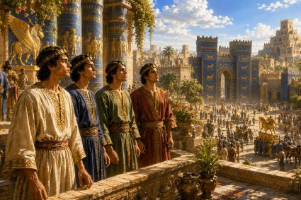 👑 DE BABYLONE AU ROYAUME ÉTERNEL | Chap. 1 – 🔥 Minisérie 4 : 📖 La préparation prophétique | 🏛️ Poème 4 – Témoins à la cour royale