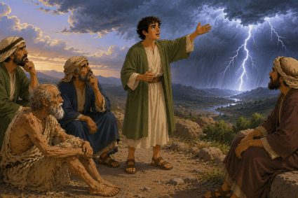 🧒📚 Histoires bibliques pour s’émerveiller | 02.08.2026 | 🌿 Job | ⚡ Chap.37 – Élihu s’émerveille devant la voix de Dieu dans le tonnerre
