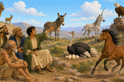 🧒📚 Histoires bibliques pour s’émerveiller | 04.08.2026 | 🌿 Job | 🦌 Chap.39 – Dieu montre à Job les animaux sauvages