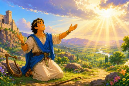 🧒📚 Histoires bibliques pour s’émerveiller | 25.08.2026 | 🎻 Psaumes | 🏔️ Chap.18 – Le Seigneur est mon rocher et ma forteresse